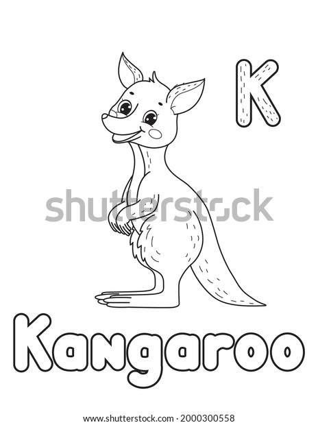 Abc Animals Coloring Book Animals Alphabet Stock Vector (Royalty Free ...