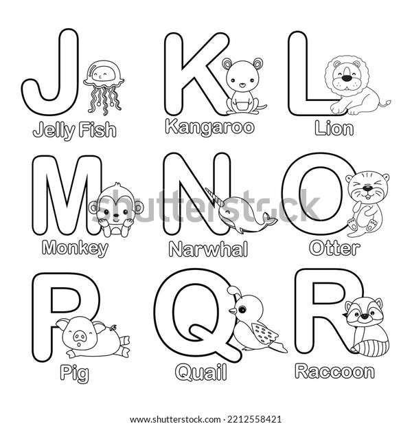 10 ABC Animal Coloring Pages: A Journey Through the Alphabet