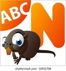 ABC animals: N is for Nutria