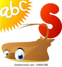 ABC animals: S is for Stingray
