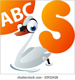 ABC Animals: S is for Swan