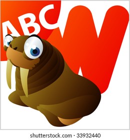 ABC Animals: W is for Walrus