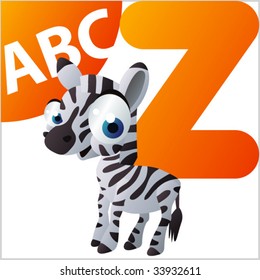 Animales ABC: Z es para Zebra