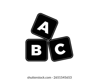 caixas organizadas abc, blocos abc, caixas empilhadas