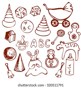 ABC baby toys doodle set.