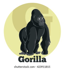 ABC Cartoon Gorilla