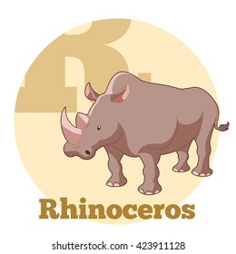 ABC Cartoon Rhinoceros