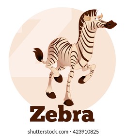 ABC Cartoon Zebra