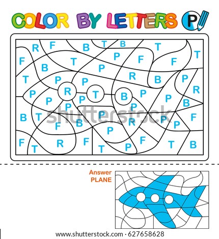ABC Coloring Book For Children Color By Letters Learning The Capital Of