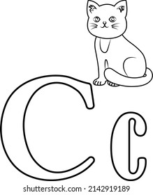 abc coloring page with best front