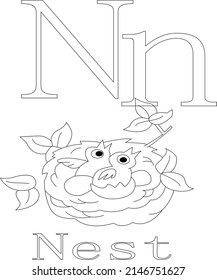 abc coloring page abc coloring book page  line art for kides 