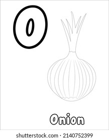 ABC coloring page line art
