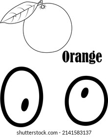 abc coloring page o with picture