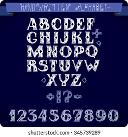 ABC concept. Typography design. Alphabet vector letters.