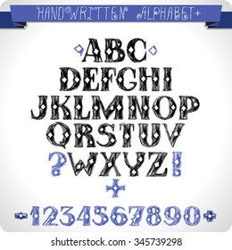 ABC concept. Typography design. Alphabet vector letters.