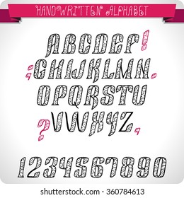 Abc Concept Typography Design Alphabet Vector Stock Vector Royalty