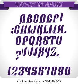 ABC concept. Typography design. Alphabet vector letters.