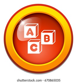 abc cubes icon