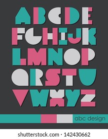 abc design. vector illustration