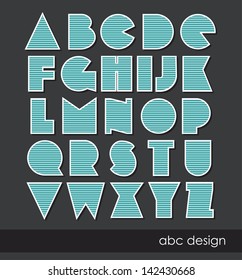 abc design. vector illustration