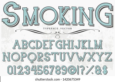 abc Font alphabet Script Typeface handcrafted handwritten vector label design old style.Shadow Effect.vintage Hand Drawn.Retro Typography.Vector Illustration.