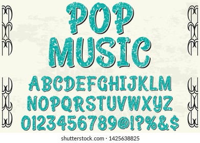 abc Font alphabet Script Typeface handcrafted handwritten vector label design old style.Shadow Effect.vintage Hand Drawn.Retro Typography.Vector Illustration.