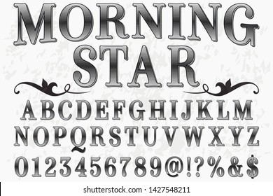 abc Font alphabet Script Typeface handcrafted handwritten vector label design old style.Shadow Effect.vintage Hand Drawn.Retro Typography.Vector Illustration.