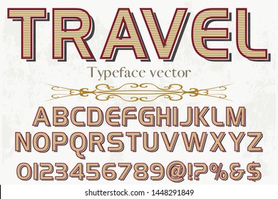 abc Font alphabet Script Typeface handcrafted handwritten vector label design old style.Shadow Effect.vintage Hand Drawn.Retro Typography.Vector Illustration.
