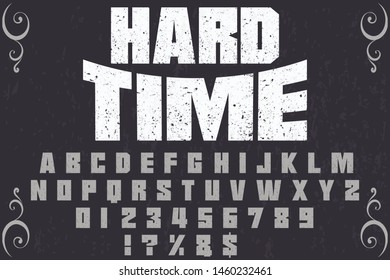 abc Font alphabet Script Typeface handcrafted handwritten vector label design old style.Shadow Effect.vintage Hand Drawn.Retro Typography.Vector Illustration.
