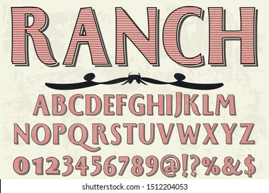 abc Font alphabet Script Typeface handcrafted handwritten vector label design old style.Shadow Effect.vintage Hand Drawn.Retro Typography.Vector Illustration.