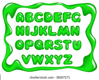 ABC. Funny varicolored alphabet.