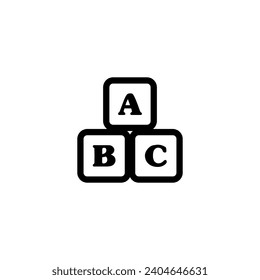 abc icon simple alphabet vector perfect illustration