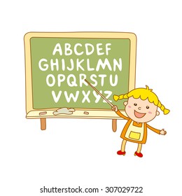 ABC for kids art alphabet illustration vector kids children fun