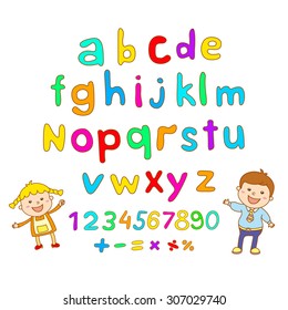 ABC for kids art alphabet illustration vector kids children fun