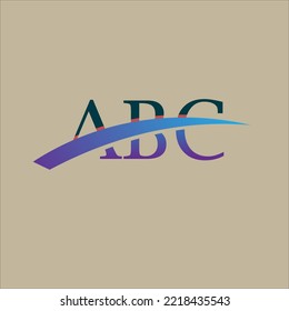 ABC letter logo design alphabet template