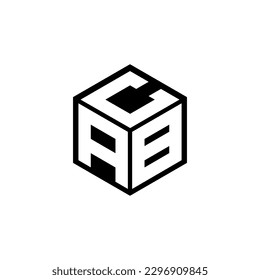 ABC letter logo design in illustration. Vector logo, calligraphy designs for logo, Poster, Invitation, etc.