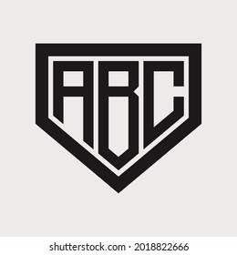 ilustración vectorial de diseño de letras ABC