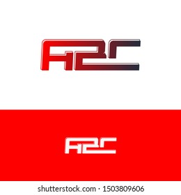 ABC lettering unique abstract logo for your personal branding or business
