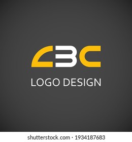 abc letters, simple logo design