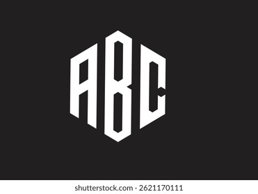 Design do logotipo ABC. ABC logotipo simples e moderno. design de alfabeto luxuoso.