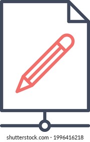Abc, preschool, search, education icon vector image. Can also be used for online education. Suitable for use on web apps, mobile apps and print media.