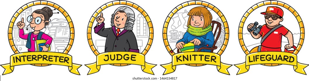 ABC profession Interpreter teacher judge lifeguard