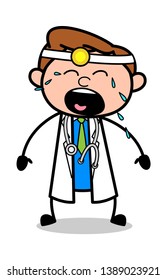ABC - Professional Cartoon Doctor Vector Illustration