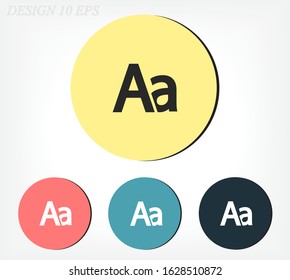 ABC sign on a white background, special ABC, ABC emblem, web icon vector icon ABC alphabet, letters.