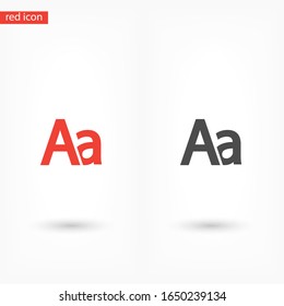 ABC sign on a white background, special ABC, ABC emblem, web icon vector icon ABC alphabet, letters.