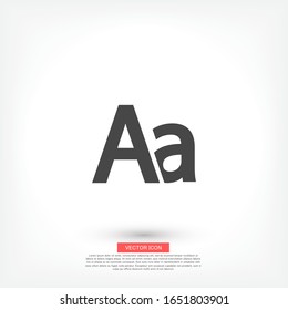 Signo ABC en fondo blanco, emblema ABC especial, icono web icono vector icono alfabeto ABC, letras.