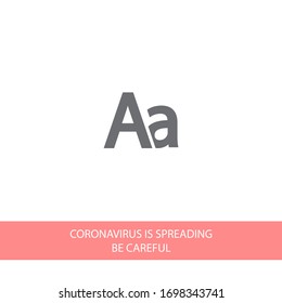ABC sign on a white background, special ABC, ABC emblem, web icon vector icon ABC alphabet, letters.