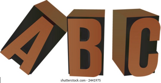 abc, type, font, alphabet, 3d