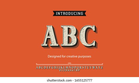 Tipo de letra ABC.Para etiquetas y diferentes tipos de diseño