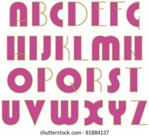 Abc Vector Font Alphabet Design Colorful Stock Vector (Royalty Free ...